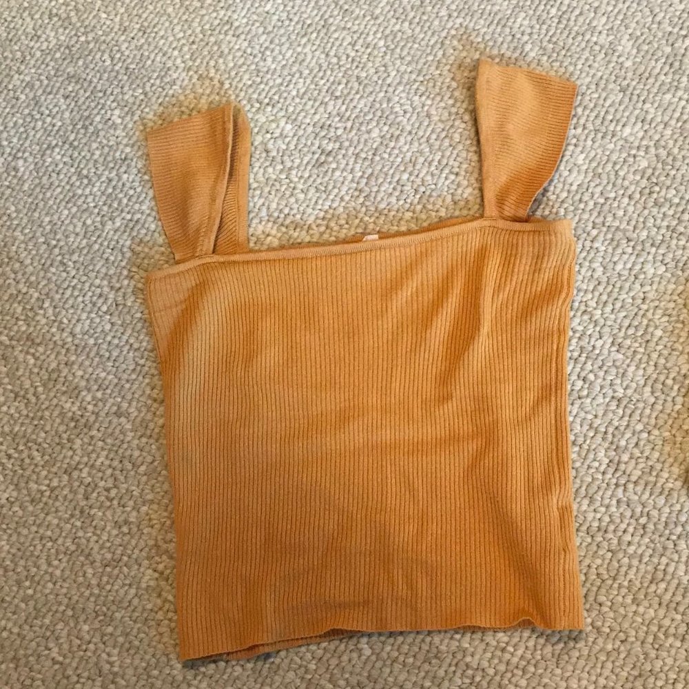 Garage Yellow Sweater Cami
